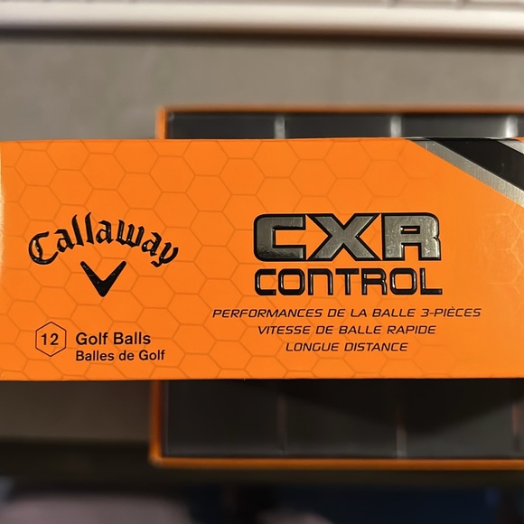 Callaway CXR Control 12 pack gold balls BRAND NEW! - Picture 5 of 6